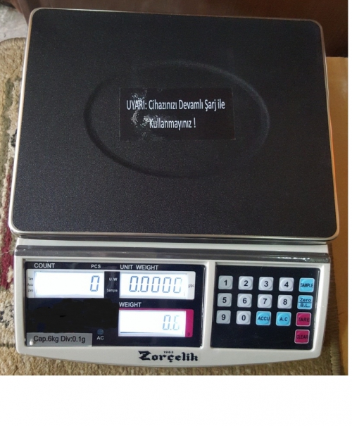 Sayım Terazi 15 kg 0.2 gr TL scales