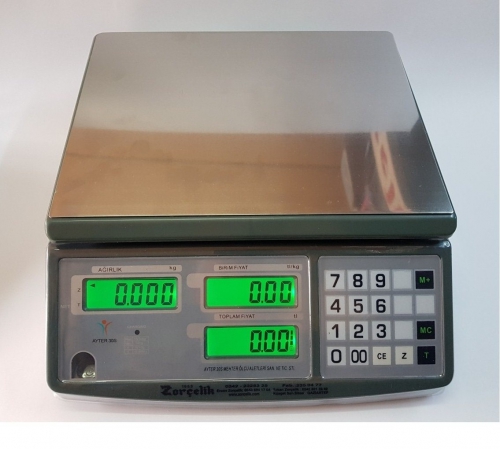  terazi onaylı  TL 30 kg
