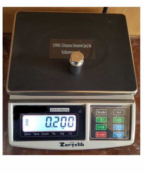 terazi 30 kg 1 gr  TL Scales